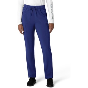 image:imageCarhartt Scrubs for Women Force CrossFlex StraightLeg Cargo Pants with Drawstring and 7 PocketsGalaxy Blue