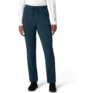 image:imageCarhartt Scrubs for Women Force CrossFlex StraightLeg Cargo Pants with Drawstring and 7 PocketsNavy