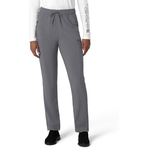 image:imageCarhartt Scrubs for Women Force CrossFlex StraightLeg Cargo Pants with Drawstring and 7 PocketsPewter