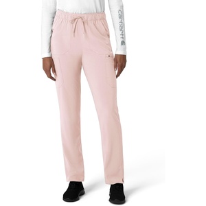 image:imageCarhartt Scrubs for Women Force CrossFlex StraightLeg Cargo Pants with Drawstring and 7 PocketsSoft Rose
