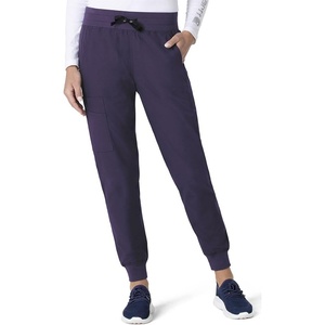 image:imageCarhartt Scrubs for Women Force Essentials Joggers Pants with Drawstring and 7 PocketsGrape