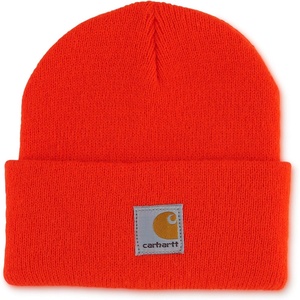 image:imageCarhartt Unisex Baby Knit Beanie Cuff Hat  Acrylic Rib Knit  One Size Infant  Fits Heads Best 187520  Outdoor FunBrite Orange