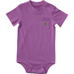 image:imageCarhartt Unisex Baby Shortsleeve Bodysuit Pocket Tshirt  Cotton Jersey  RibKnit Crewneck Holds Its Shape Throughout  AllDay ComfortBodacious