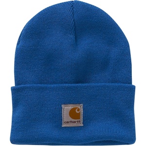 image:imageCarhartt Unisex Kids Youth Knit Beanie Cuff Hat  Acrylic Rib Knit  One Size Youth  Fits Heads Best With Circumference  Outdoor FunImperial Blue