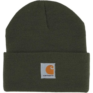 image:imageCarhartt Unisex Kids Youth Knit Beanie Cuff Hat  Acrylic Rib Knit  One Size Youth  Fits Heads Best With Circumference  Outdoor FunOlive