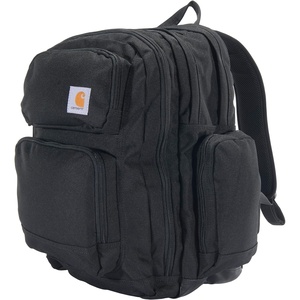 image:imageCarhartt Utility 35L TripleCompartment Backpack Carhartt Brown  Durable Pack with Laptop Sleeve and Duravax Abrasion Resistant BaseBlack