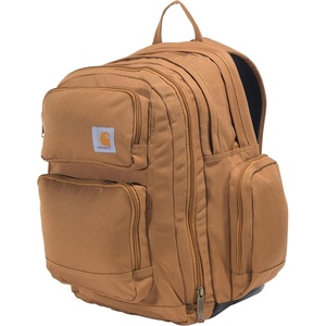 image:imageCarhartt Utility 35L TripleCompartment Backpack Carhartt Brown  Durable Pack with Laptop Sleeve and Duravax Abrasion Resistant BaseCarhartt Brown