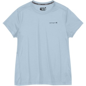 image:imageCarhartt Womens 106830 Womens Force Sun Defender Relaxed Fit ShortBlue Aura