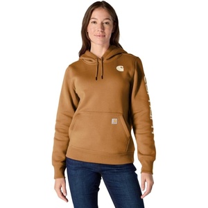 image:imageCarhartt Womens Iconic Clarksburg Logo SweatshirtCarhartt Brown