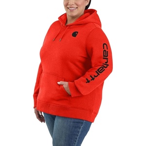 image:imageCarhartt Womens Iconic Clarksburg Logo SweatshirtCurrant Heather