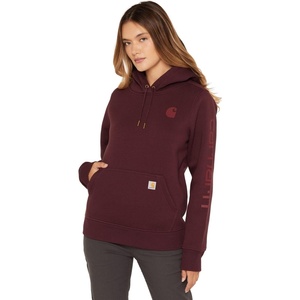 image:imageCarhartt Womens Iconic Clarksburg Logo SweatshirtDeep Cherrywood