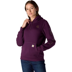image:imageCarhartt Womens Iconic Clarksburg Logo SweatshirtEggplant
