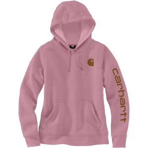 image:imageCarhartt Womens Iconic Clarksburg Logo SweatshirtFoxglove Heather