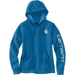 image:imageCarhartt Womens Iconic Clarksburg Logo SweatshirtMarine Blue