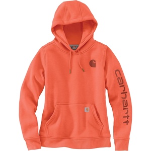 image:imageCarhartt Womens Iconic Clarksburg Logo SweatshirtPower Orange