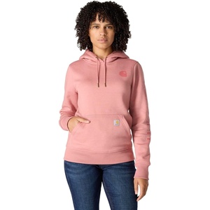 image:imageCarhartt Womens Iconic Clarksburg Logo SweatshirtRose Tint Heather