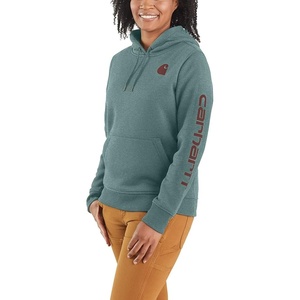 image:imageCarhartt Womens Iconic Clarksburg Logo SweatshirtSea Pine Heather