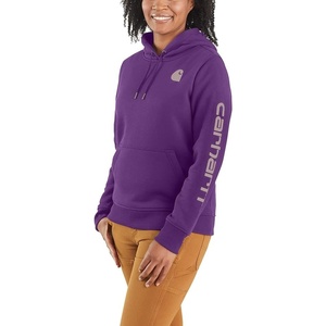 image:imageCarhartt Womens Iconic Clarksburg Logo SweatshirtTrue Purple