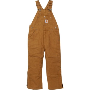 image:imageCarhartt boys Bib Overalls Lined and UnlinedCarhartt Brown