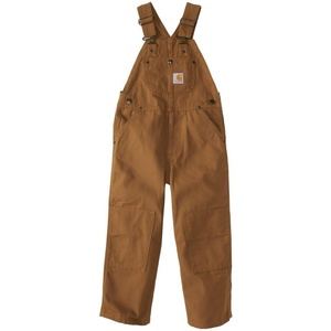 image:imageCarhartt boys Bib Overalls Lined and UnlinedCarhartt Brown Duck