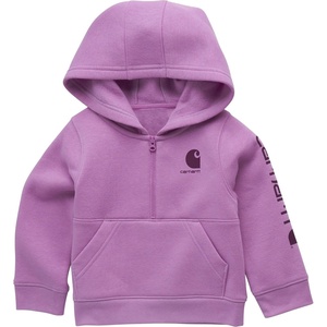 image:imageCarhartt girls Longsleeve Halfzip Hooded SweatshirtCrocus