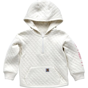 image:imageCarhartt girls Longsleeve Halfzip Hooded SweatshirtLight Beige