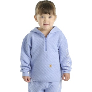 image:imageCarhartt girls Longsleeve Halfzip Hooded SweatshirtMed Purple