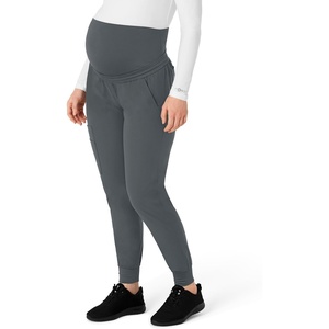 image:imageForce Essentials Womens Maternity Jogger Scrub PantPewter