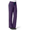image:imageCarhartt CrossFlex Womens Boot Cut Cargo Scrub PantEggplant
