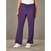 image:imageCarhartt CrossFlex Womens Boot Cut Cargo Scrub PantEggplant