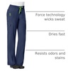 image:imageCarhartt CrossFlex Womens Boot Cut Cargo Scrub PantNavy