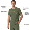 image:imageCarhartt Force CrossFlex Mens Crew Neck Scrub TopOlive