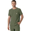 image:imageCarhartt Force CrossFlex Mens Crew Neck Scrub TopOlive