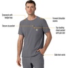 image:imageCarhartt Force CrossFlex Mens Crew Neck Scrub TopPewter