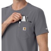 image:imageCarhartt Force CrossFlex Mens Crew Neck Scrub TopPewter