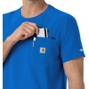 image:imageCarhartt Force CrossFlex Mens Crew Neck Scrub TopRoyal