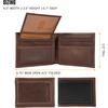 image:imageCarhartt Leather TripleStitched Trifold Wallet Brown  Mens Rugged Triple Stitch Wallets Available in Multiple StylesBrown Passcase