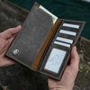 image:imageCarhartt Leather TripleStitched Trifold Wallet Brown  Mens Rugged Triple Stitch Wallets Available in Multiple StylesBrown Rodeo