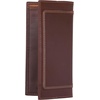 image:imageCarhartt Leather TripleStitched Trifold Wallet Brown  Mens Rugged Triple Stitch Wallets Available in Multiple StylesBrown Rodeo