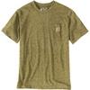 image:imageCarhartt Mens 103296 Relaxed Fit Workwear Pocket TShirtTrue Olive Snow Heather