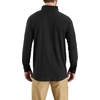 image:imageCarhartt Mens 104255 Force Relaxed Fit Quarter Zip Pocket TShirtBlack