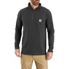 image:imageCarhartt Mens 104255 Force Relaxed Fit Quarter Zip Pocket TShirtCarbon Heather