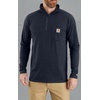 image:imageCarhartt Mens 104255 Force Relaxed Fit Quarter Zip Pocket TShirtNavy