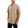 image:imageCarhartt Mens 104369 Loose Fit Midweight ShirtDark Tan Chambray