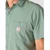 image:imageCarhartt Mens 106141 Force Sun Defender Relaxed Fit Lightweight ShoGreen Slate