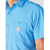image:imageCarhartt Mens 106141 Force Sun Defender Relaxed Fit Lightweight ShoTranquil Blue