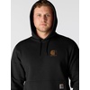 image:imageCarhartt Mens 106655 Force Relaxed Fit Lightweight Logo Graphic SweatBlack