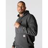 image:imageCarhartt Mens 106655 Force Relaxed Fit Lightweight Logo Graphic SweatCarbon Heather