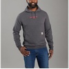 image:imageCarhartt Mens 106655 Force Relaxed Fit Lightweight Logo Graphic SweatCarbon Heather Closeout