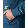 image:imageCarhartt Mens 106655 Force Relaxed Fit Lightweight Logo Graphic SweatDark Horizon Blue